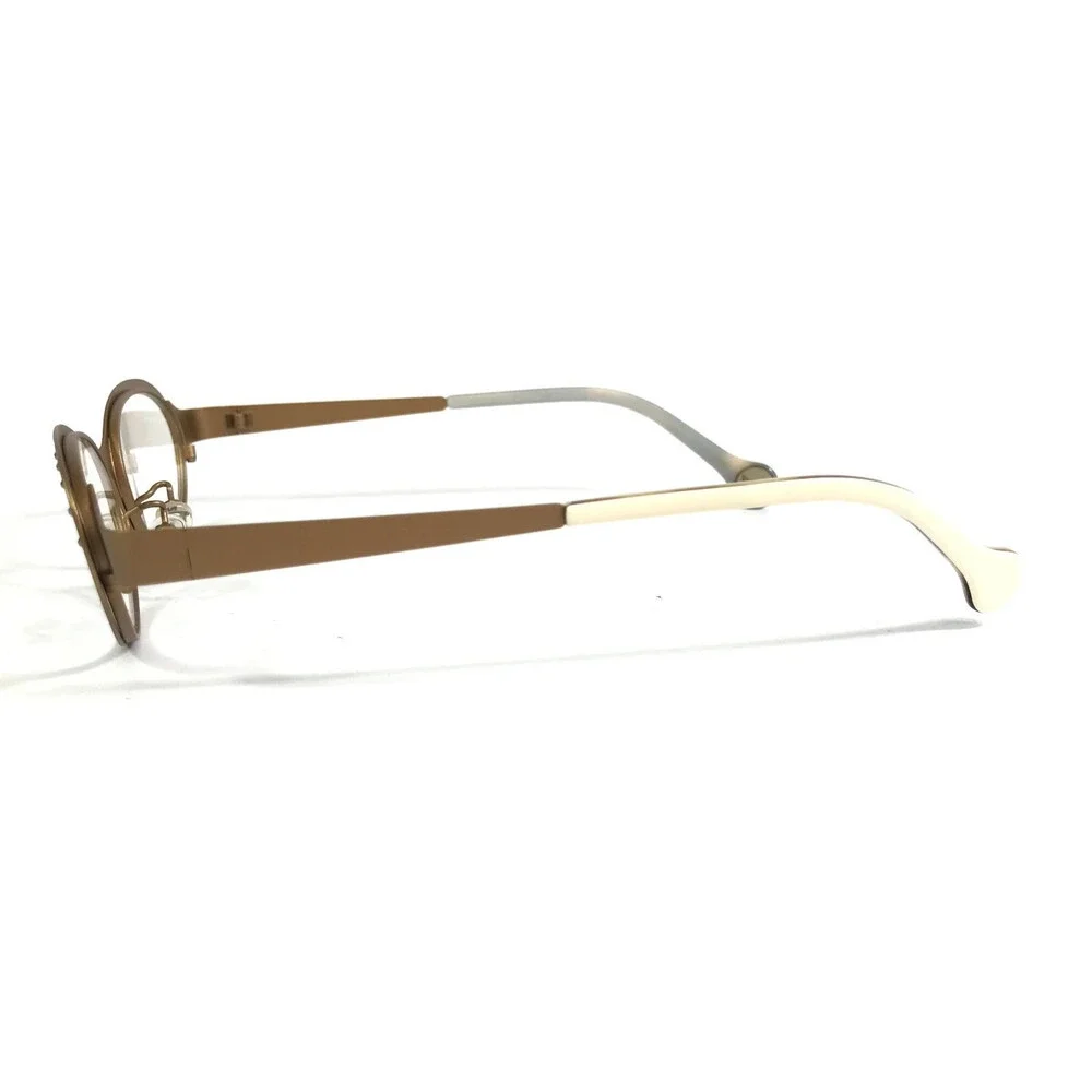 BOZ Eyeglasses Frames ZENNI 0050 Matte Black Gold Strass Crystals 51-16-140